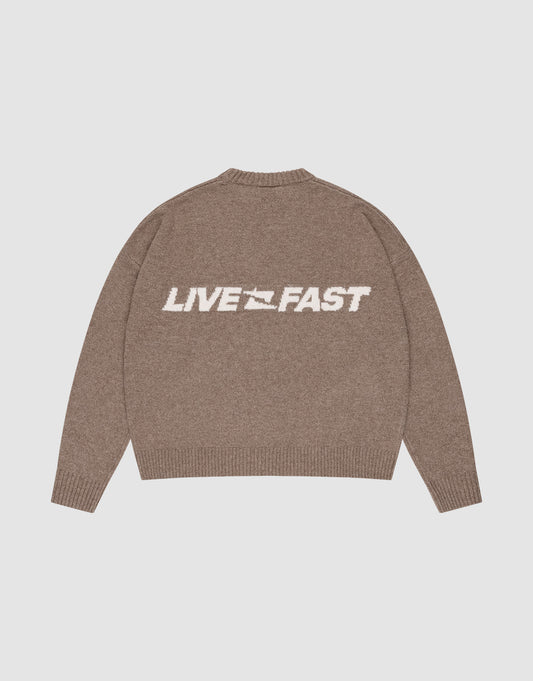 Live Fast Boucle Sweater