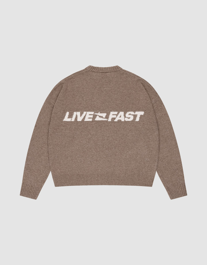 Live Fast Boucle Sweater