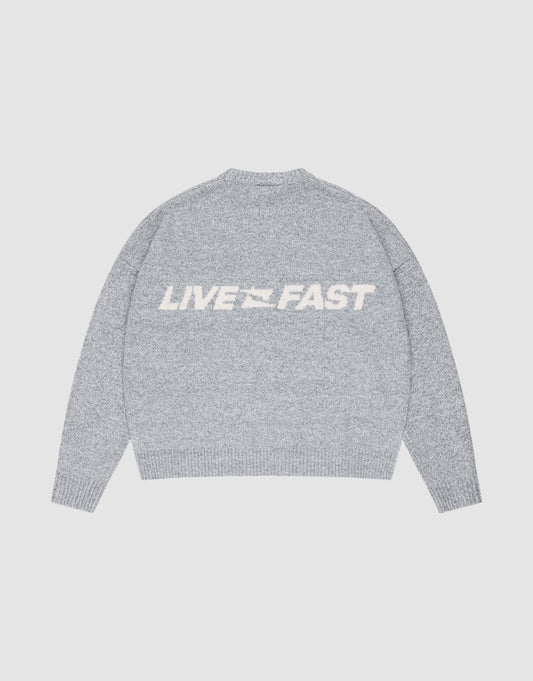 Live Fast Boucle Sweater