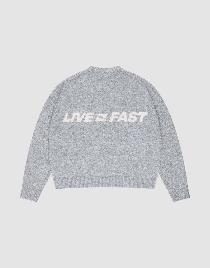 Live Fast Boucle Sweater