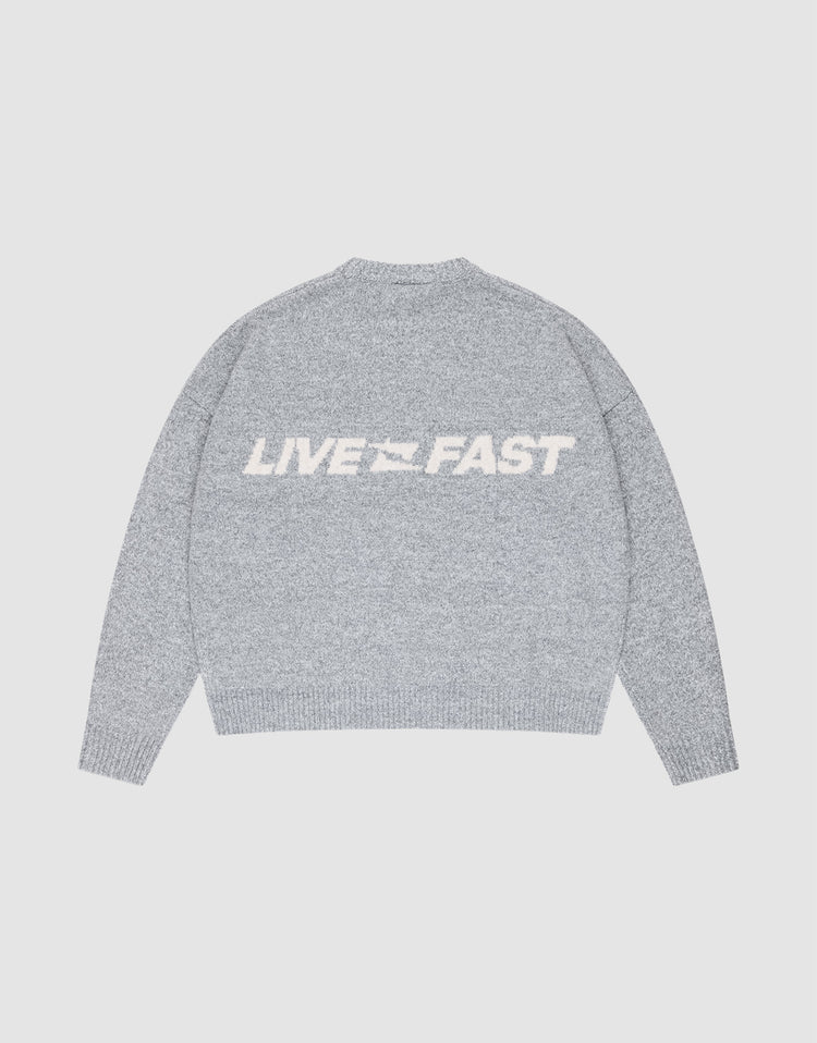 Live Fast Boucle Sweater