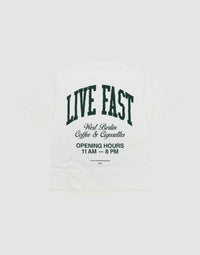 Live Fast Coffee Tee