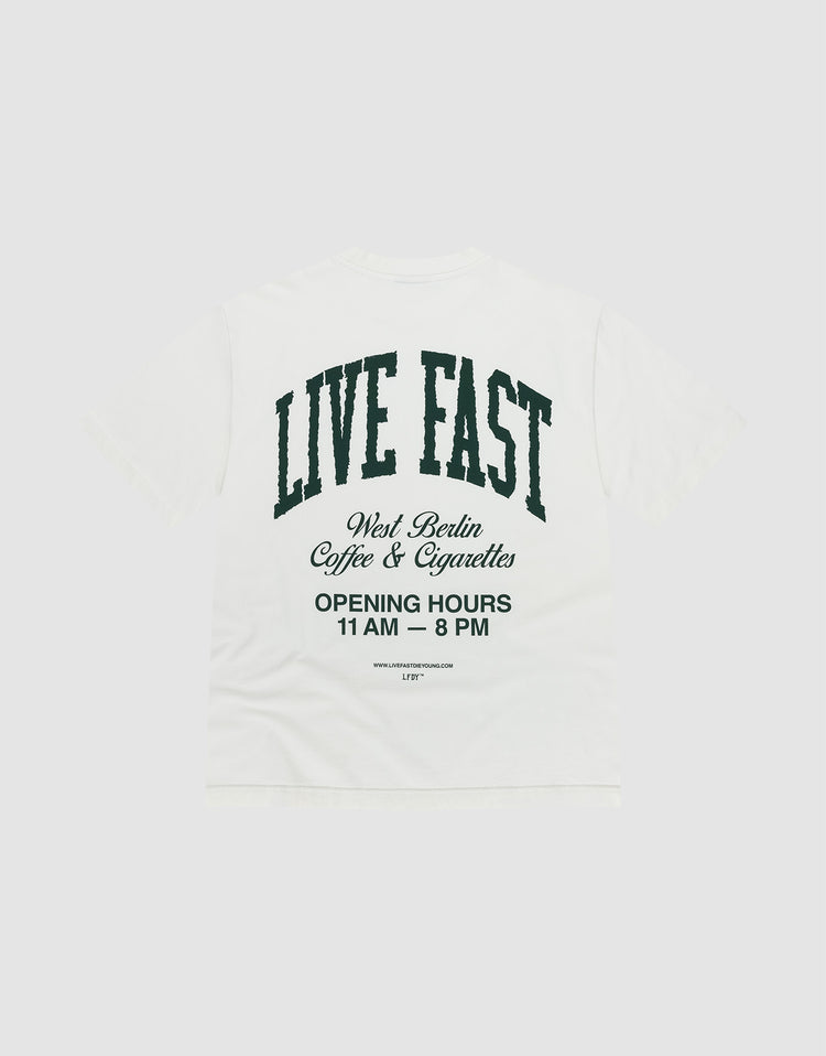 Live Fast Coffee Tee