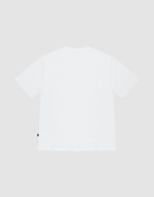 The LFDY Vintage Tee by LIVE FAST DIE YOUNG is shown from the back against a light gray background, featuring 100% Baumwolle fabric and a small black tag on the left hem.