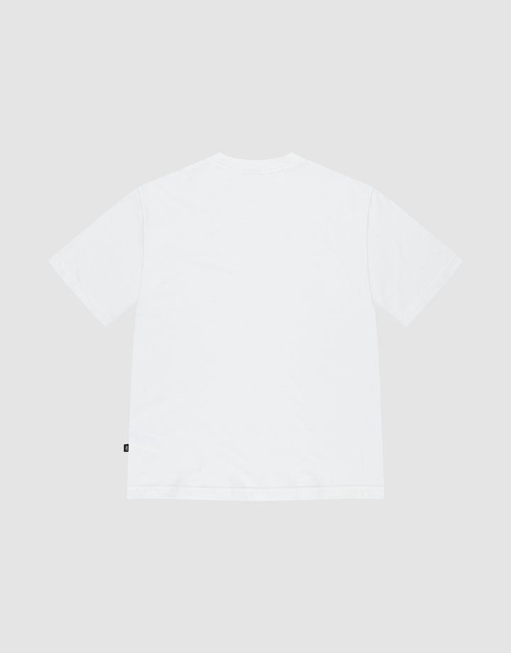 The LFDY Vintage Tee by LIVE FAST DIE YOUNG is shown from the back against a light gray background, featuring 100% Baumwolle fabric and a small black tag on the left hem.