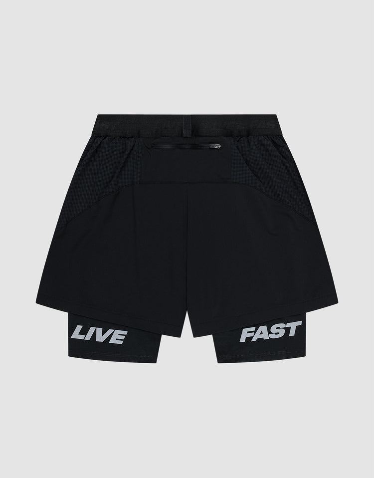 Live Fast Performance Running Shorts