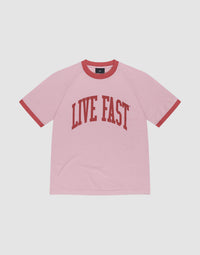 Live Fast Contrast Tee