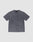 The LFDY Hardwear Tee by LIVE FAST DIE YOUNG is a short-sleeve, crew-neck t-shirt in faded charcoal gray, made from 100% Baumwolle. It features a subtle worn-in texture with minimal detailing and is shown laid flat on a light gray background.