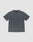 The Basic Light Tee by LIVE FAST DIE YOUNG is a plain, short-sleeved charcoal gray t-shirt with an Oversize Fit, crew neckline, and made from 100% Baumwolle. Shown flat on a light gray background with no graphics or logos.