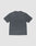 The LIVE FAST DIE YOUNG Basic Light Tee is a plain dark gray short-sleeve shirt with vintage-washed look, shown laid flat on a light gray background from the back with no visible designs or logos.