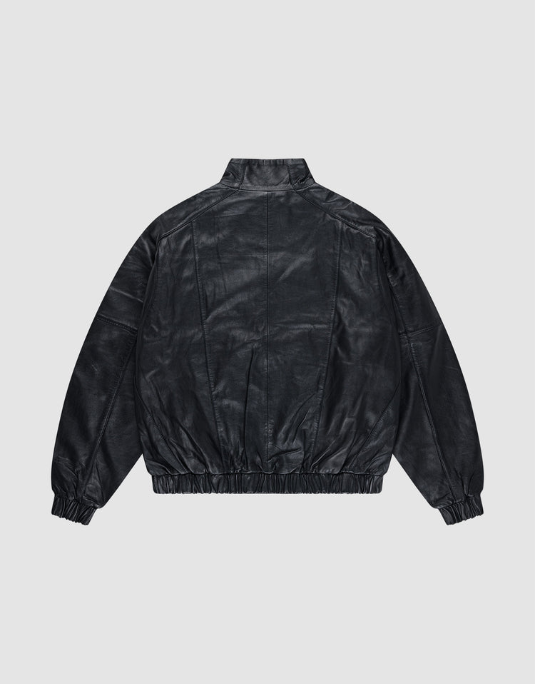 Live Fast Leather Trackjacket