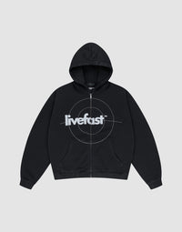 Live Fast Target Hooded Zip