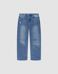 Oversize Ripped Denim