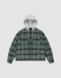 Vintage Padded Hooded Flannel