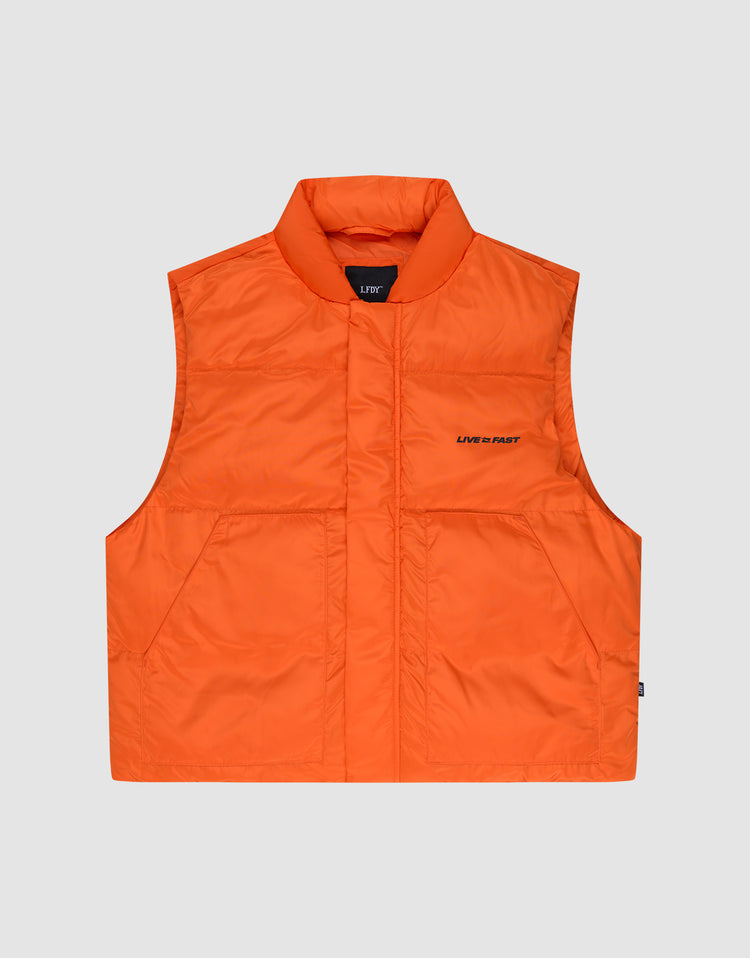 Live Fast Cropped Vest