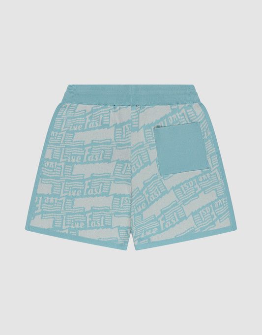 Live Fast Knit Shorts