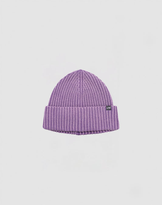 Washed Rib Knit Beanie