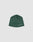 The Live Fast Performance Beanie by LIVE FAST DIE YOUNG is a fitted green hat featuring a small reflective white LIVE FAST logo print on the lower right, shown against a plain light gray background.
