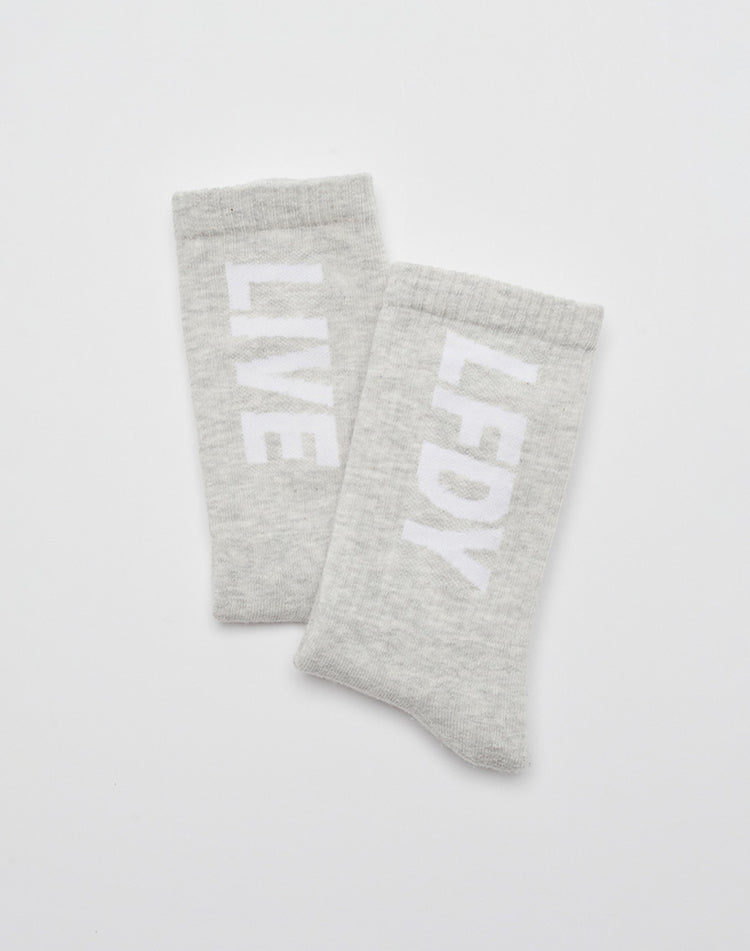 Basic Typo Socks (2 Pack)