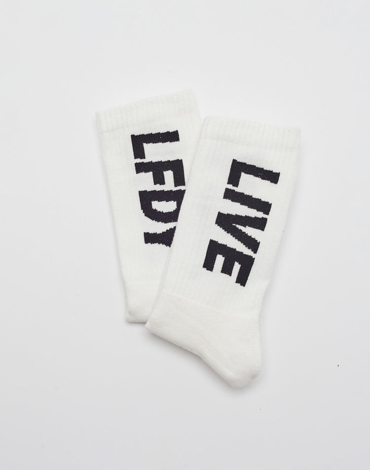 Basic Typo Socks (2 Pack)