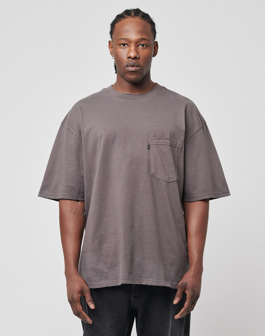 Destroyed Pocket Tee