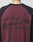 The Survival Longsleeve by LIVE FAST DIE YOUNG has an oversize fit in burgundy and black. Survival of the FITTEST 013 stands out on the back, with contrast sleeves and a tattoo-print neck for an edgy finish.