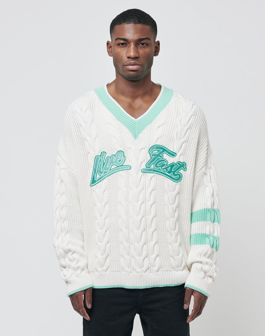 Live Fast V-Neck Pullover