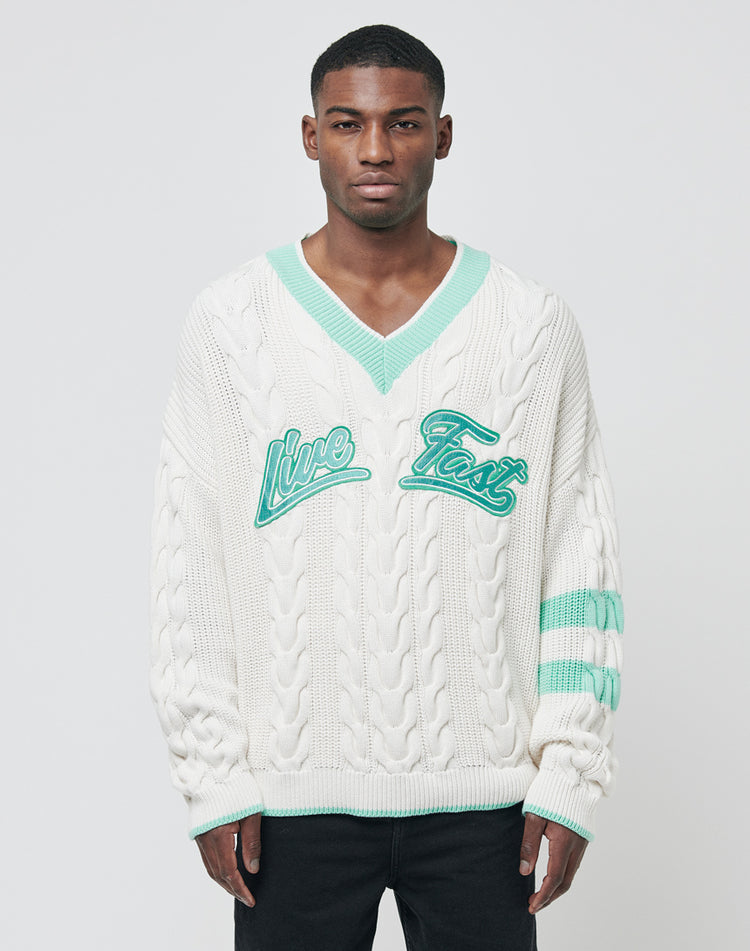 Live Fast V-Neck Pullover