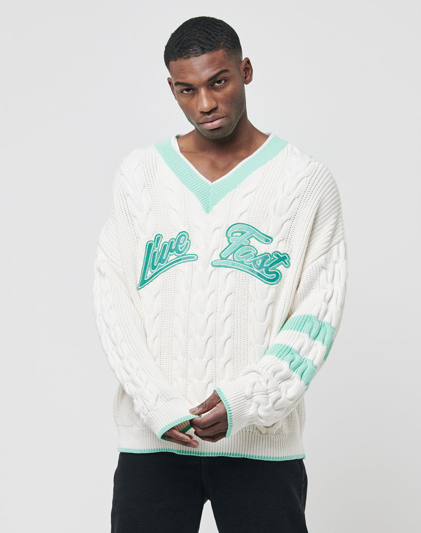Live Fast V-Neck Pullover