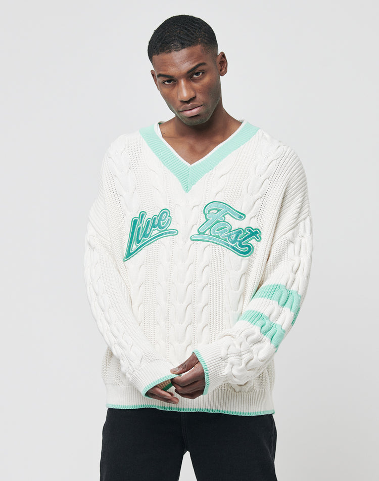Live Fast V-Neck Pullover