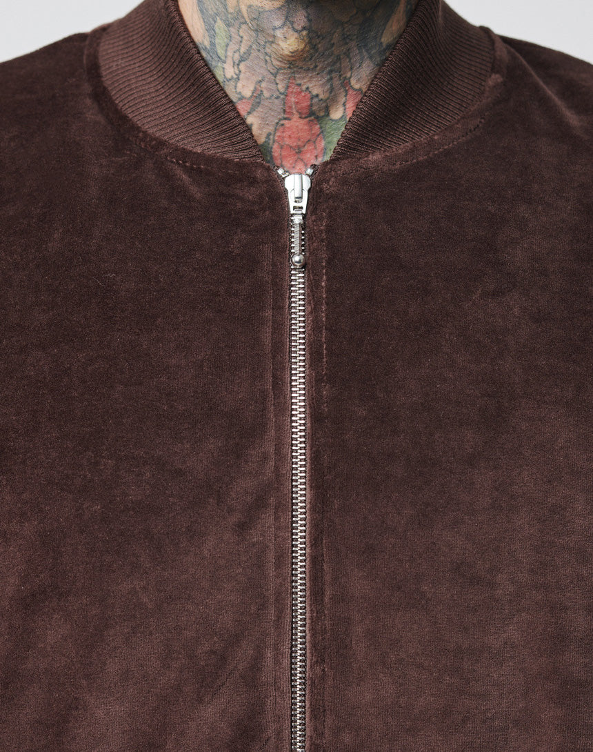 Velvet Tracksuit Jacket