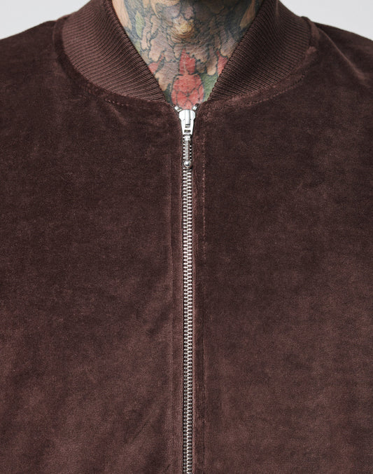 Velvet Tracksuit Jacket