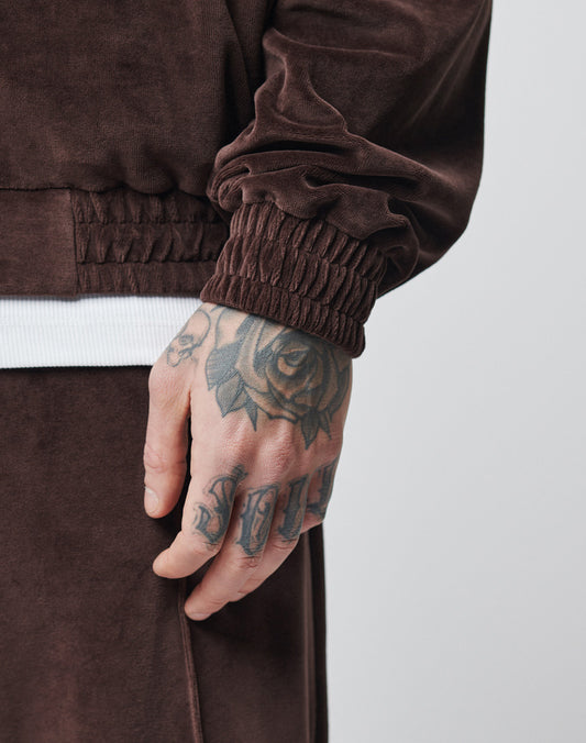 Velvet Tracksuit Jacket
