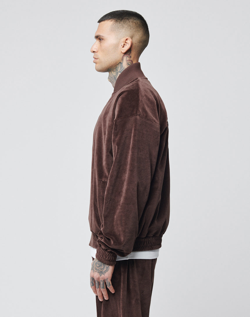 Velvet Tracksuit Jacket