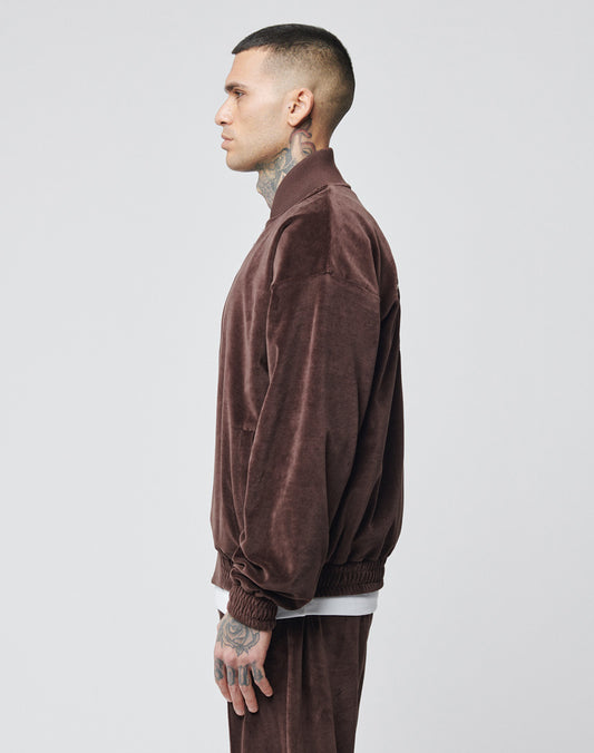 Velvet Tracksuit Jacket