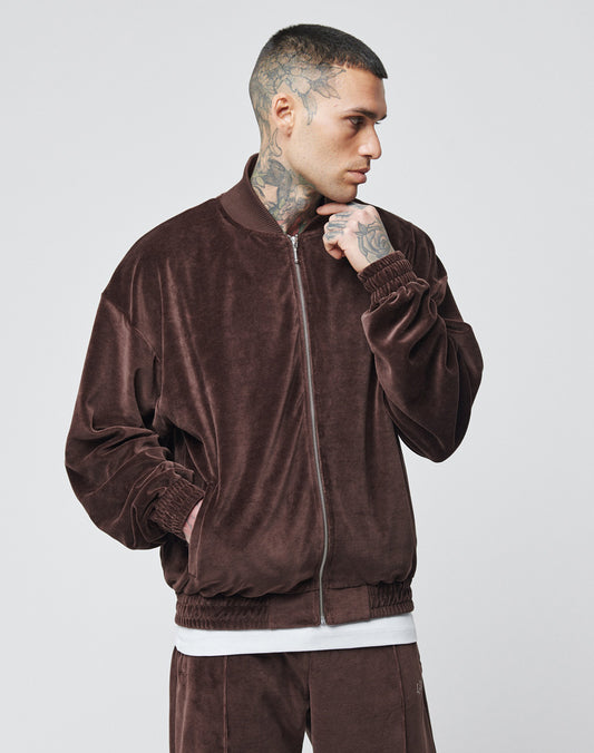 Velvet Tracksuit Jacket