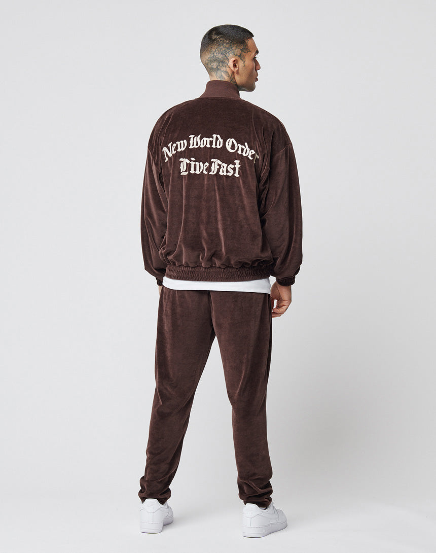 Velvet Tracksuit Pants