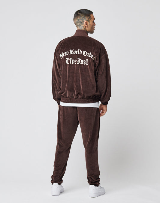 Velvet Tracksuit Pants