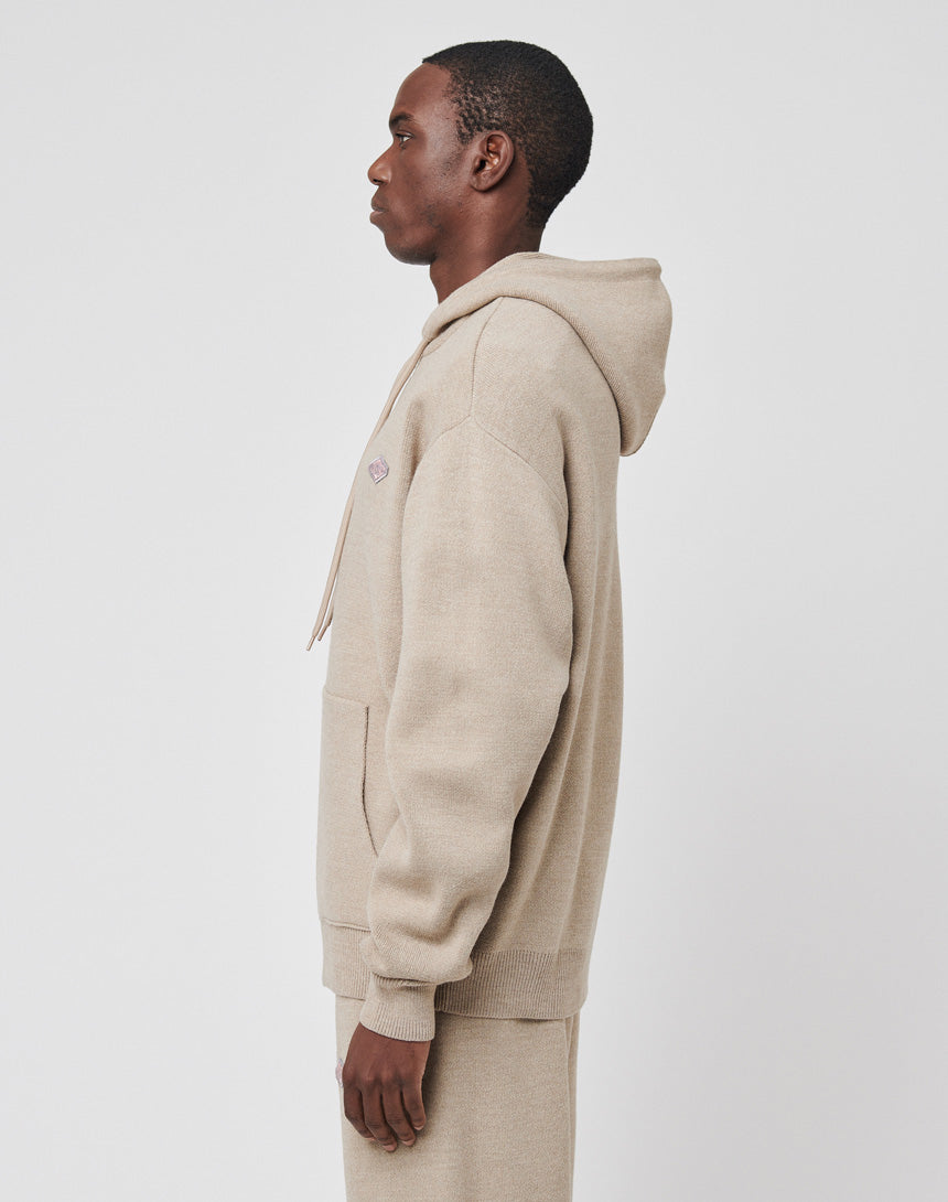 Knit Hooded Zip