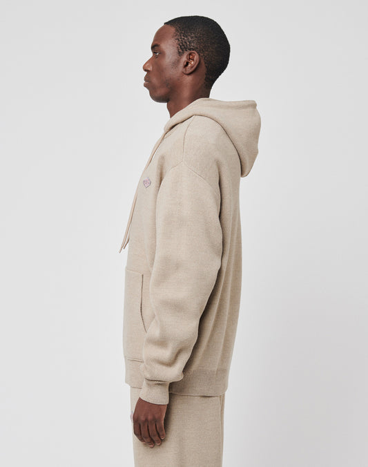 Knit Hooded Zip