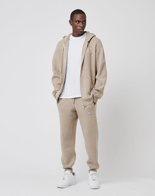 Knit Hooded Zip