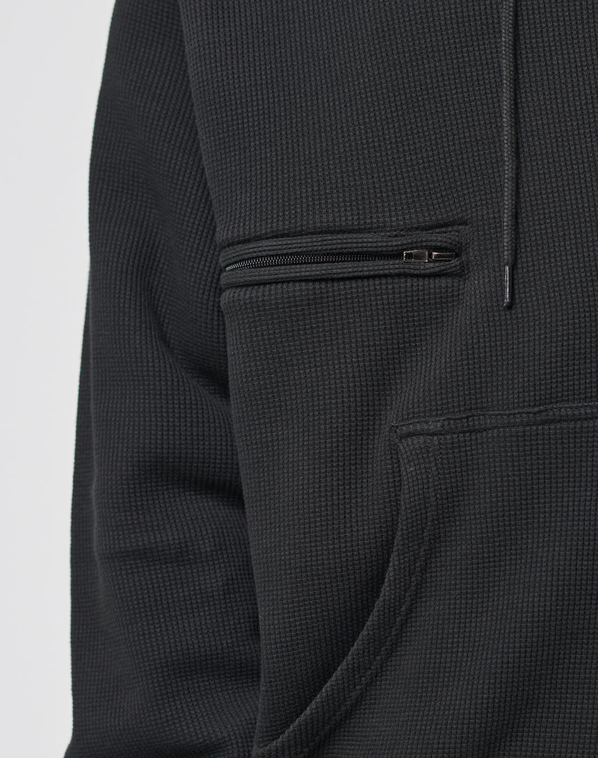 Waffle Hooded Zip