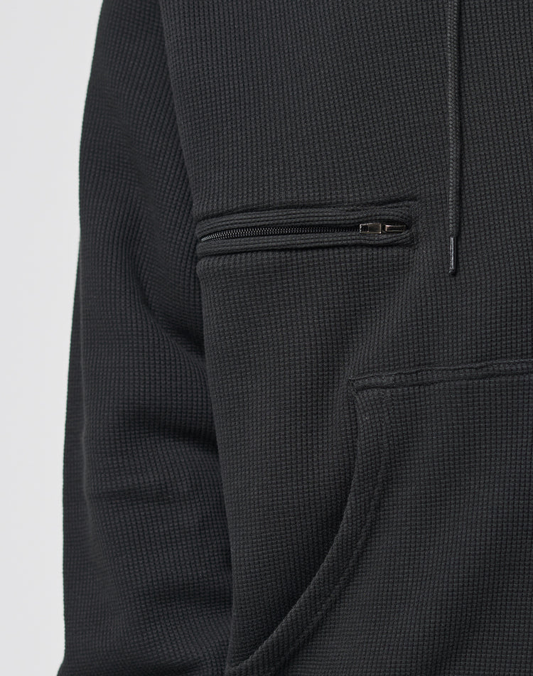 Waffle Hooded Zip