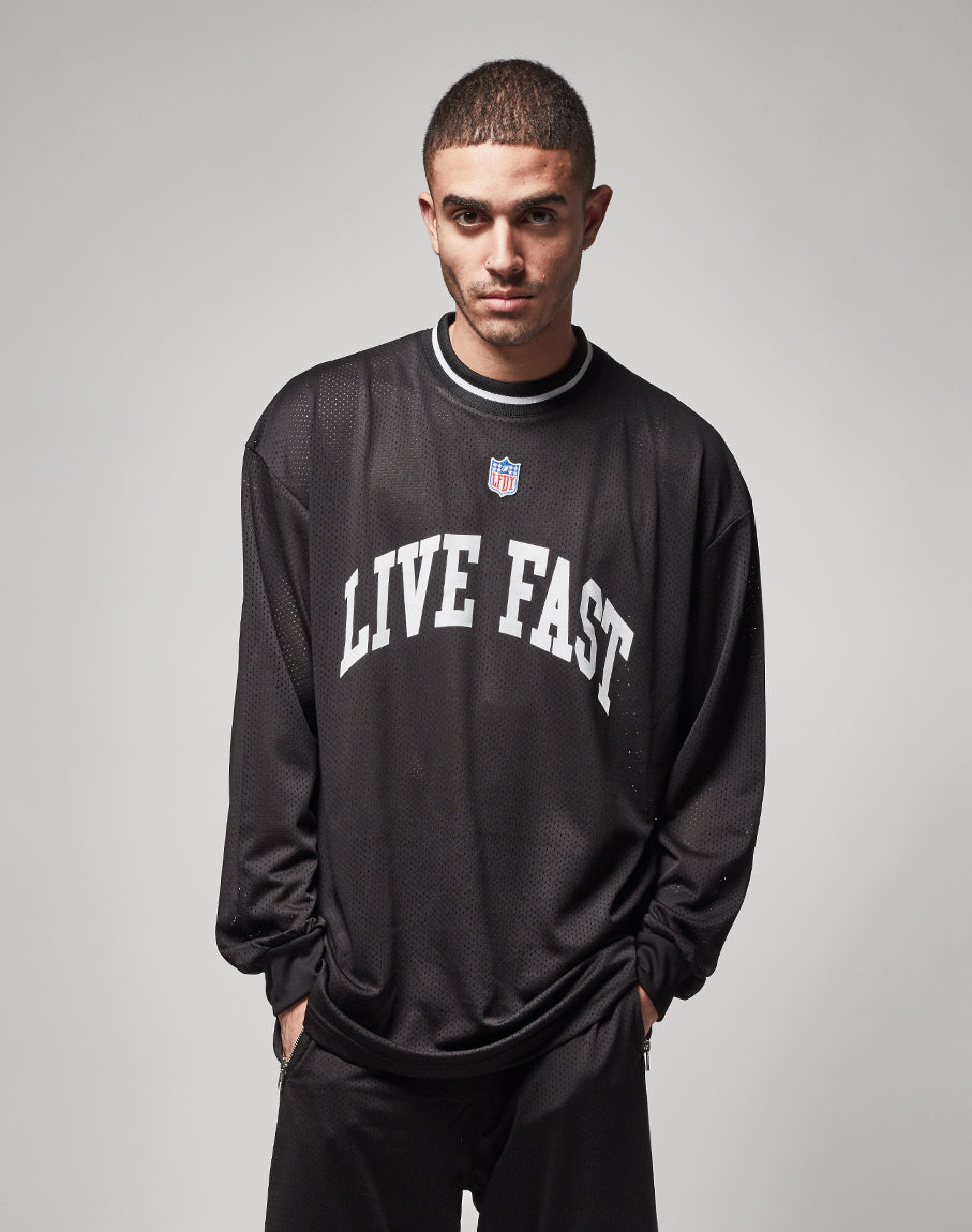 LIVE FAST MESH LONGSLEEVE