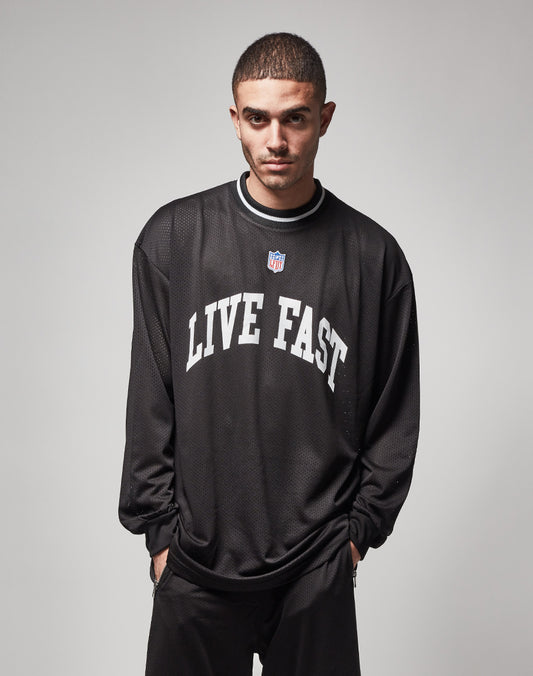 LIVE FAST MESH LONGSLEEVE