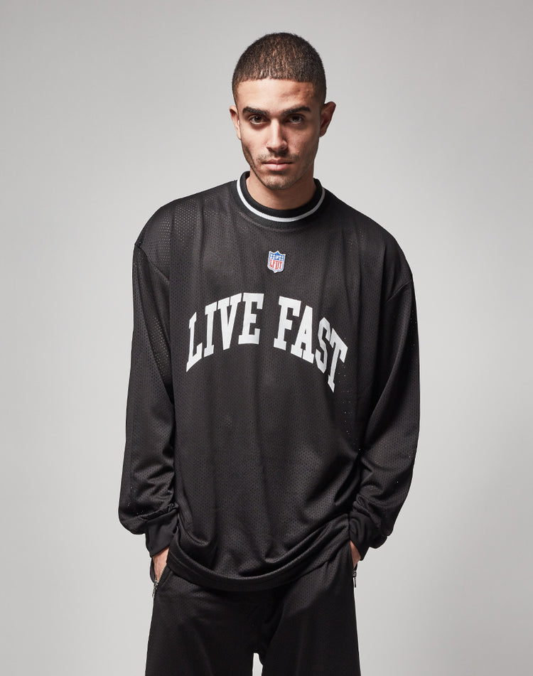 LIVE FAST MESH LONGSLEEVE