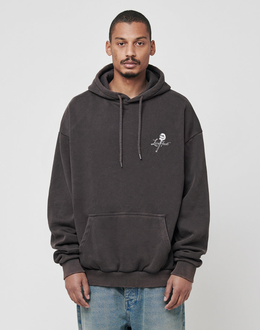 Live Fast Skull Hooded