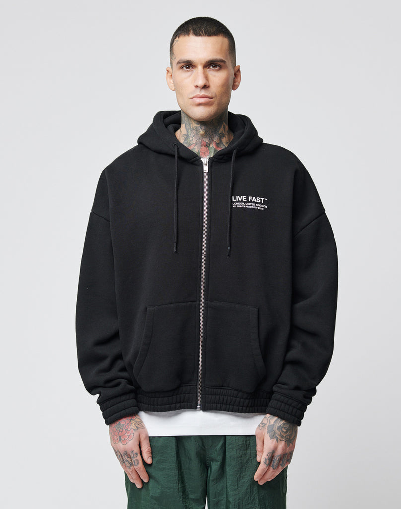 LFDY London Hooded Zip – LIVE FAST DIE YOUNG