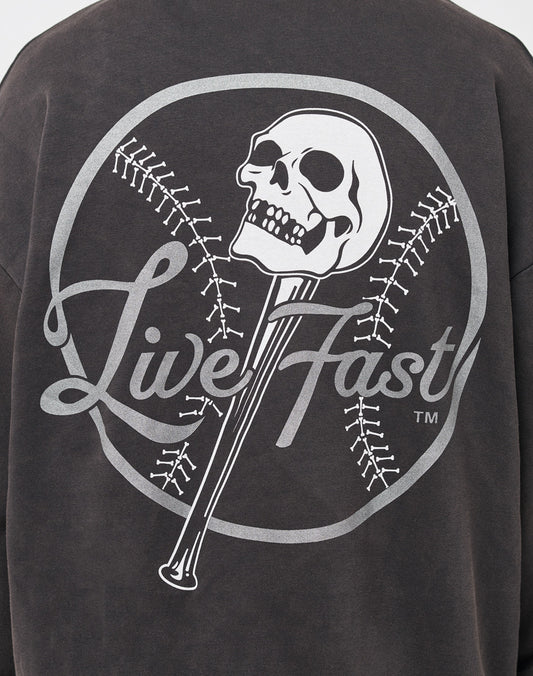 Live Fast Skull Hooded