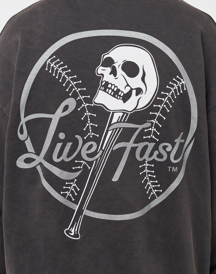 Live Fast Skull Hooded